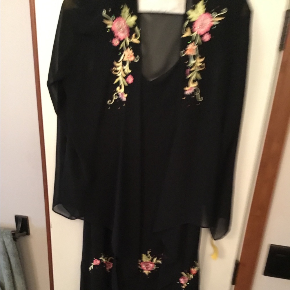 Long sheer dress